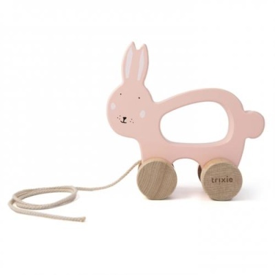 Trixie Pull Along Toy  Mrs. Rabbit