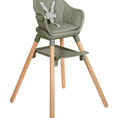 KIKKA BOO WOODY Cadeira da Papa Verde