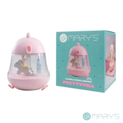 MARY´S Caixa de Música c/ LED Unicórnio Rosa