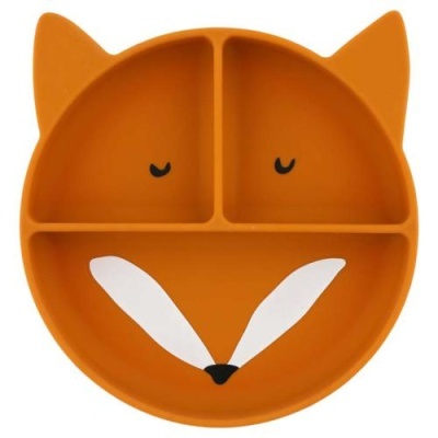Trixie Prato de silicone c/ divisórias e ventosa Mr. Fox