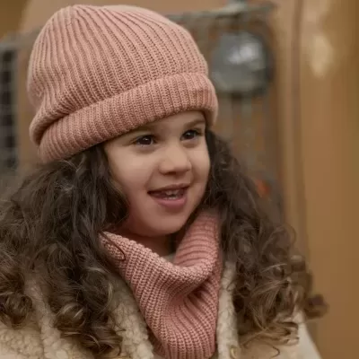 LITTLE DUTCH Gorro Malha Rosa