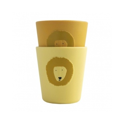 Trixie 2 Copos  Silicone  Mr. Lion