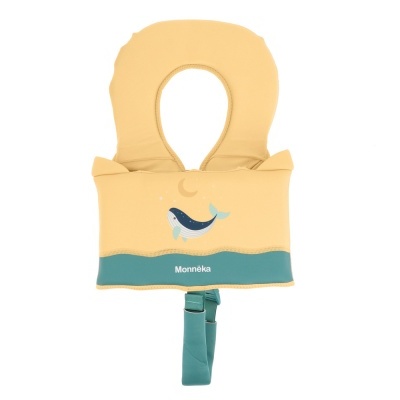 MONNEKA Colete Flutuador Whale Teal Learning 1-2 Anos
