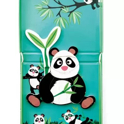 SCRATCH Puzzle Magnético + Circuito de Berlindes Panda