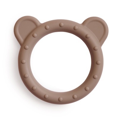 MUSHIE Mordedor Silicone Bear Natural