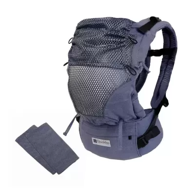 Quokkababy Mochila Porta Bebés E-Carrier Denim Blue
