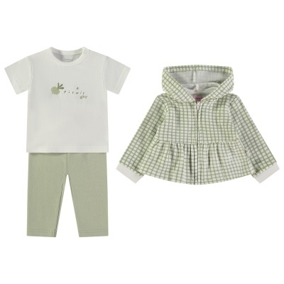 BABYBOL Conjunto 3 Pçs Vichy Verde