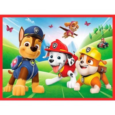 TREFL Puzzle 2 em 1 + memo - Dog Team in action