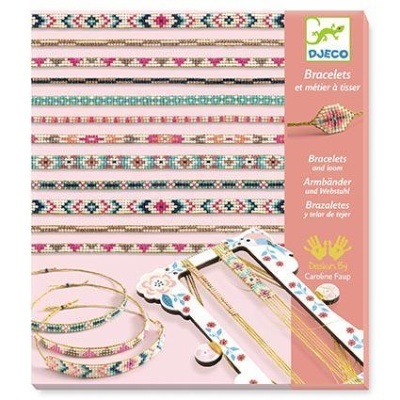 DJECO Pequenas Missangas:  Constrói Pulseiras c/ Tear
