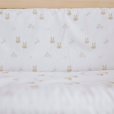 Micuna Kit Nórdico Edredão + Protetor Miniberço Rabbits