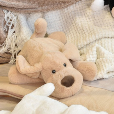 HISTOIRE D´OURS Cão Peluche Bege 40 cm