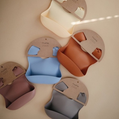 MUSHIE Babete Silicone  Dove Gray