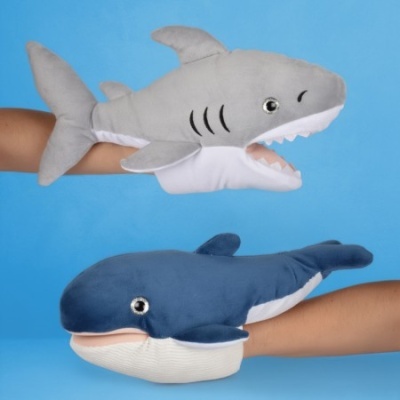 HISTOIRE D`OURS Fantoche Baleia Azul 30 cm
