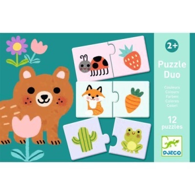 DJECO Puzzle Duo: Cores