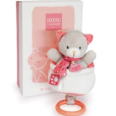 DOUDOU ET COMPAGNIE Caixa Música MEli-MELO Gato 20 cm