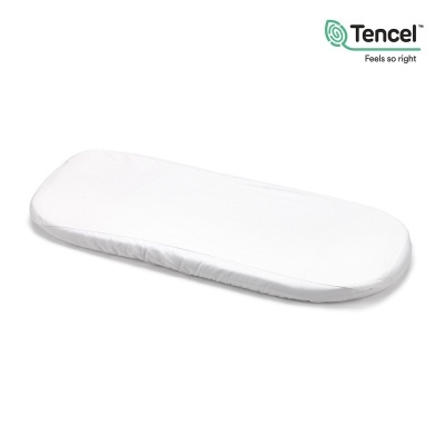 Lençol Ajustável Impermeável Tencel Branco 35 x 80 cm