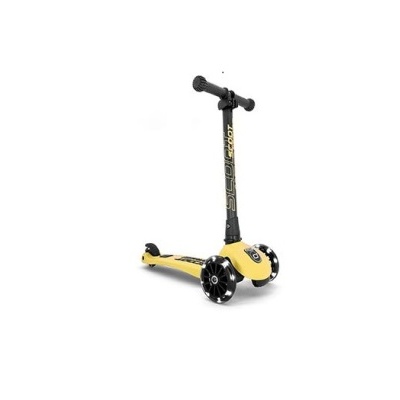 SCOOT & RIDE Trotinete HIGHWAYKICK 3 LED LIMÃO