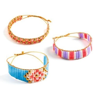 DJECO Constrói Pulseiras: Grandes Missangas