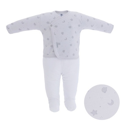 Conjunto 5 Peças Primeira Roupa Teddy Cinza Cambrass