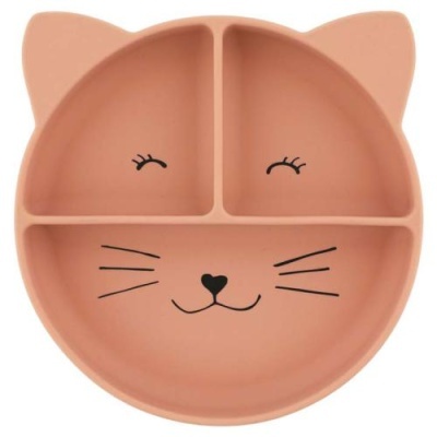 Trixie Prato de silicone c/ divisórias e ventosa Mrs. Cat