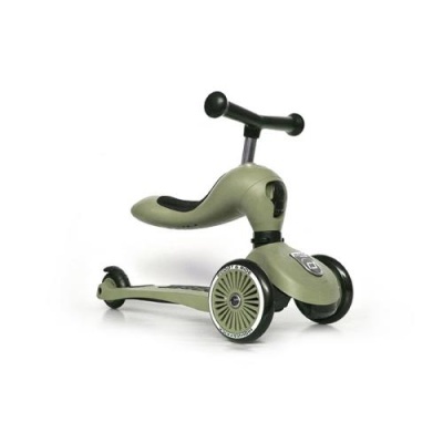 SCOOT & RIDE Trotinete Evolutiva HIGHWAYKICK 1 OLIVE