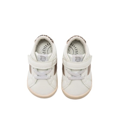 MTNG Sapatilhas Barefoot Branco c/ Dourado