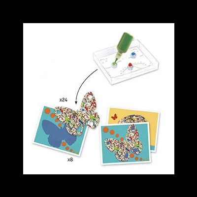 Djeco Desfile Colorido Marmoreado - Jogo de Pintar