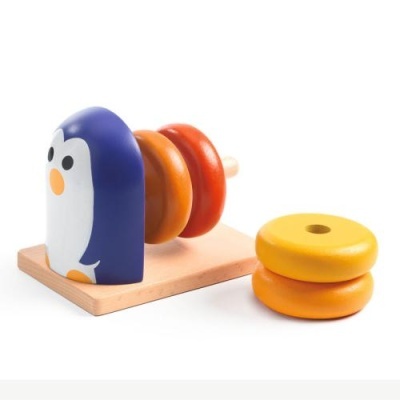 Djeco Basic Penguin - Jogo de Encaixe