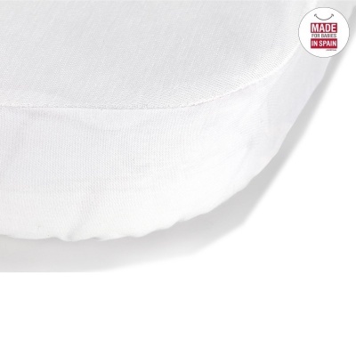 Lençol Ajustável Impermeável Tencel Branco 35 x 80 cm