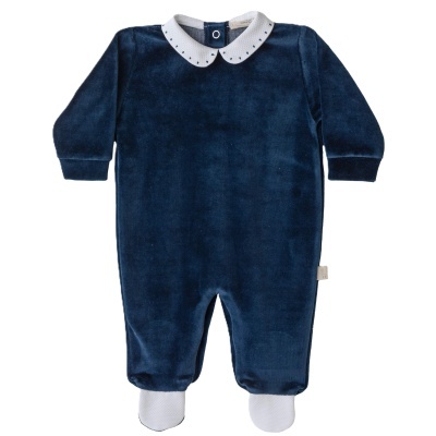 Babygrow veludo navy Baby Gi