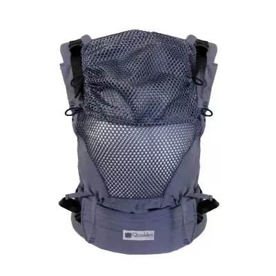 Quokkababy Mochila Porta Bebés E-Carrier Denim Blue