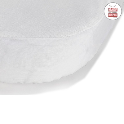 Lençol Ajustável Impermeável Tencel Cinza 35 x 80 cm