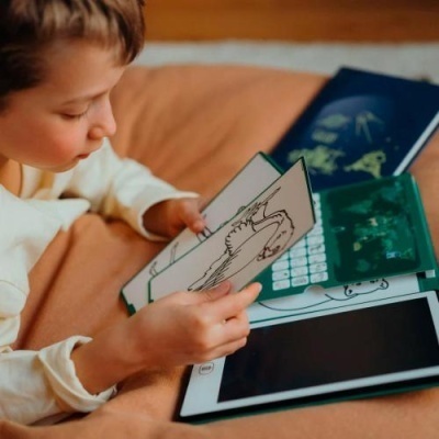 KIDYWOLF Bloco de Desenho c/ Ilustrações Oceano