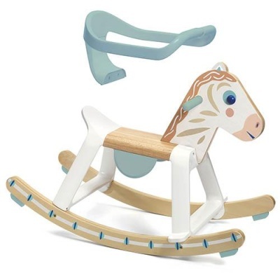 Djeco BabyCavali - Cavalo de Balanço de Madeira