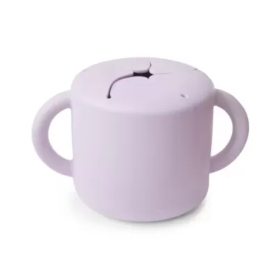MUSHIE Taça P/ Snack Silicone Soft Lilac