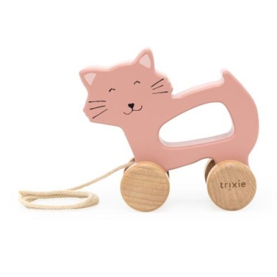 Trixie Pull Along Toy  Mrs. Cat