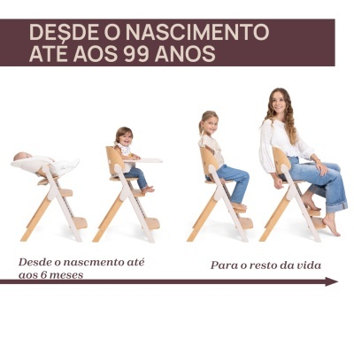 CHICCO Cadeira Refeição Meraviglia Fossil 0m+