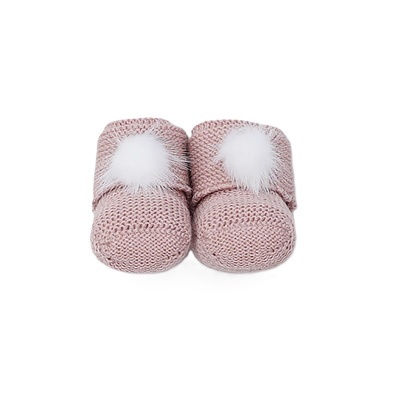 Botitas pompom rosa Pangasa Baby