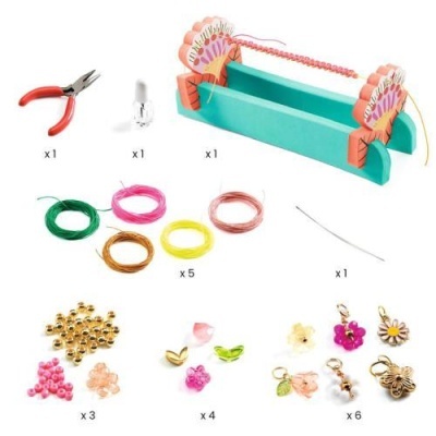 DJECO Pulseiras de Macramé Rosa
