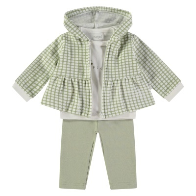 BABYBOL Conjunto 3 Pçs Vichy Verde