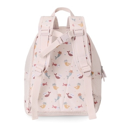 Monnëka Mochila Infantil Anti-areia Mermaid Cats