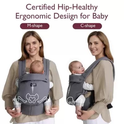 MOMCOZY Porta Bebés Grey