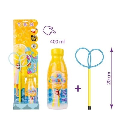 TUBAN Bolas de Sabão 400 ml c/ Aro Borboleta 20 cm