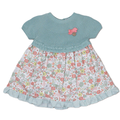 Vestido bebé menta Pangasa Baby