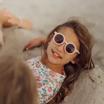 Grech & Co. Óculos de Sol Polarizados Redondos Blush 18m a 10A