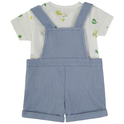 BABYBOL Jardineiras e T-Shirt Balões