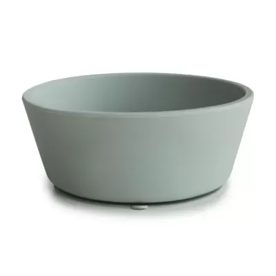 MUSHIE Taça Com Ventosa Silicone Cambridge Blue