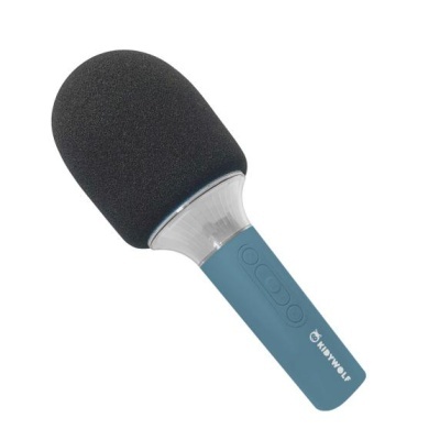 KIDYWOLF Microfone de Karaoke Azul Kidymic