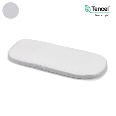 Lençol Ajustável Impermeável Tencel Cinza 35 x 80 cm