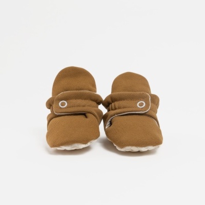 Zás Trás Baby Booties Honey Mustard